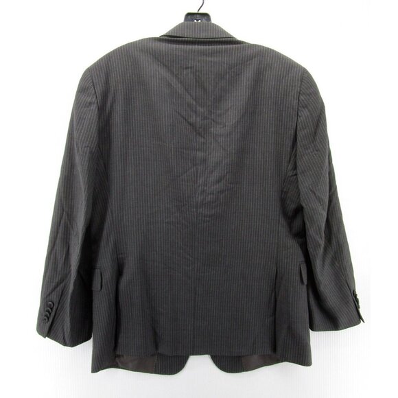 Tommy Hilfiger Jacket 40 Short Blazer Wool Sport Coat Business Striped - Picture 8 of 13